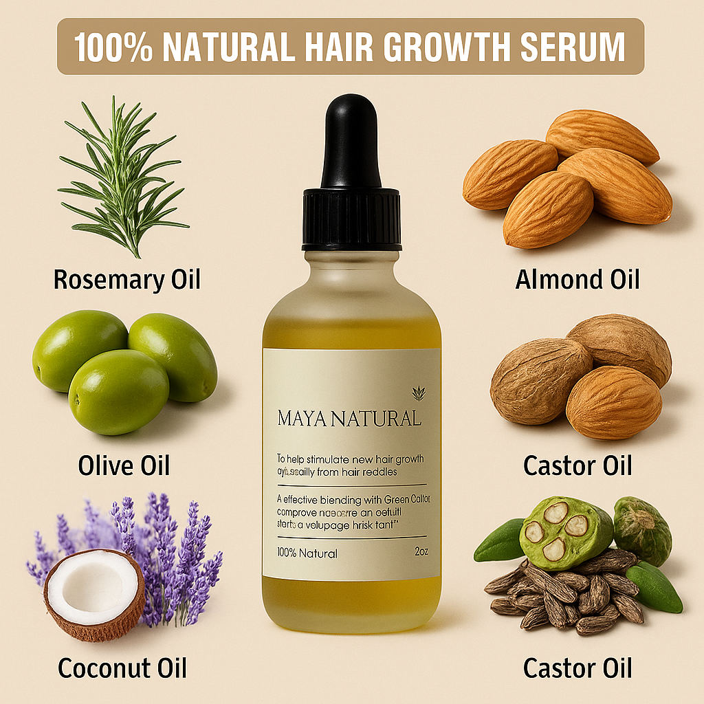 Maya Natural Elixir Mix Growth & Volume Oil