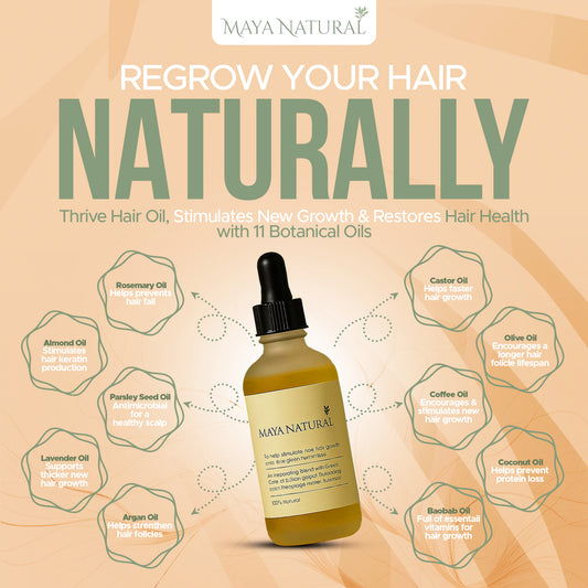 Maya Natural Elixir Mix Growth & Volume Oil